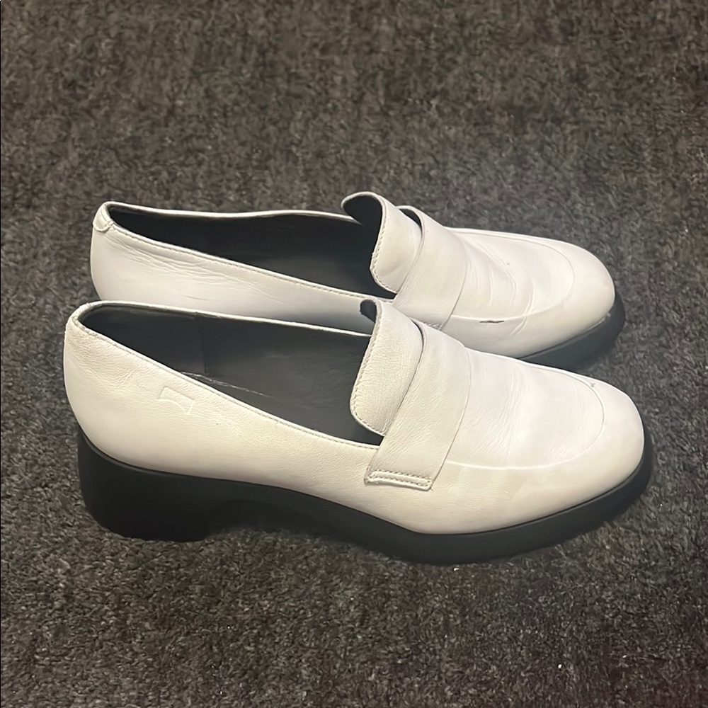 Elegant White Women's Loafers